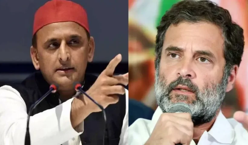 खिलेश यादव राहुल गांधी