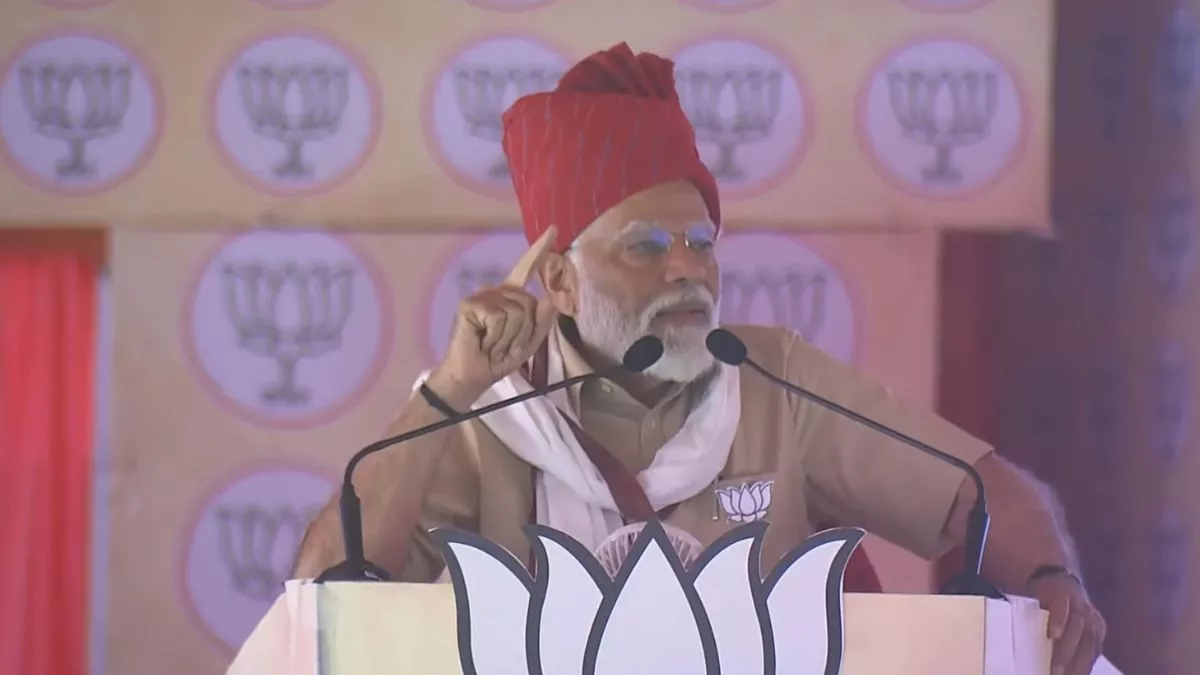 पीएम नरेंद्र मोदी राजस्‍थान