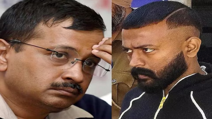 अरविंद केजरीवाल और सुकेश चंद्रशेखर